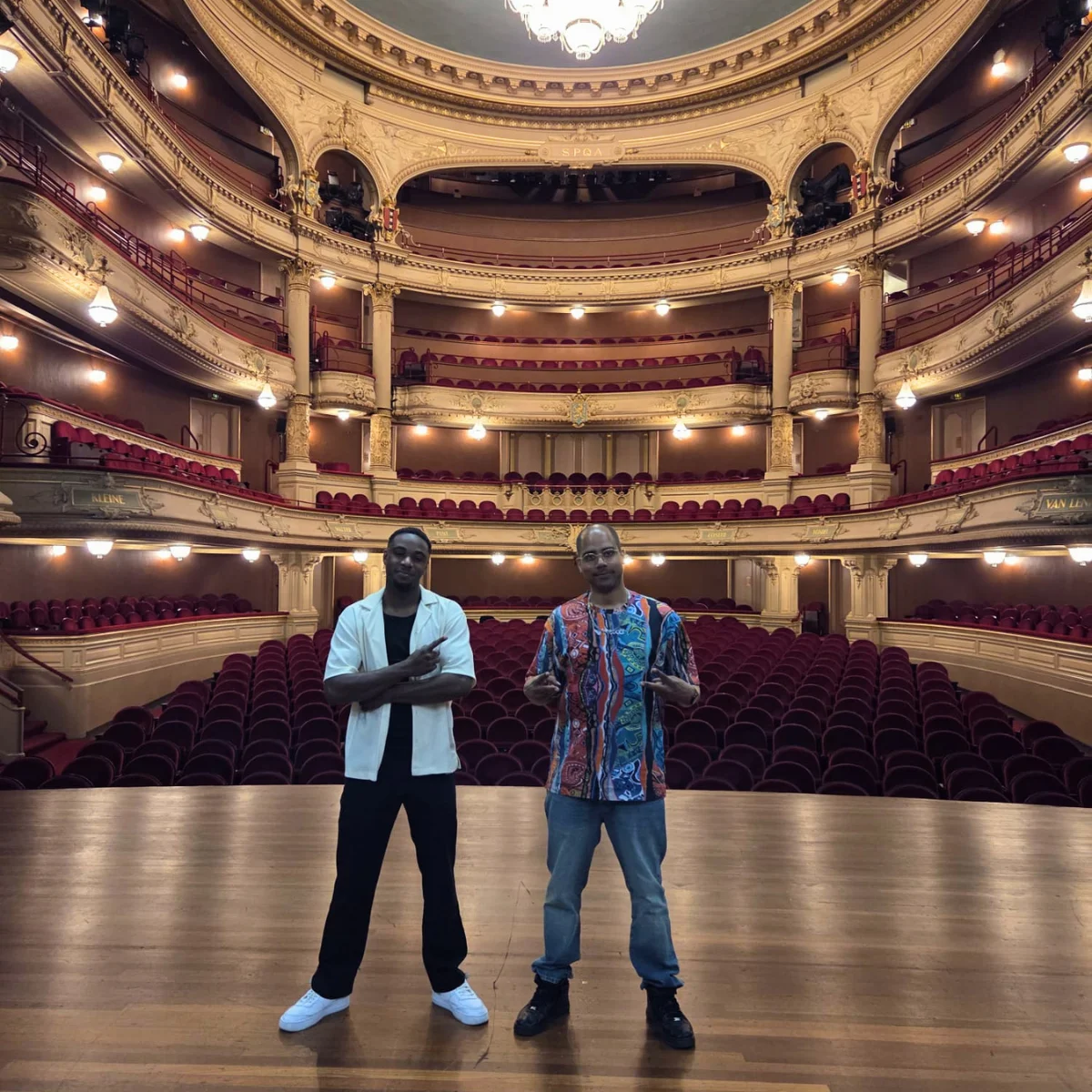 Rappers Okwaro en Nathaniel